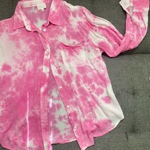 Tie Dye Button Shirt